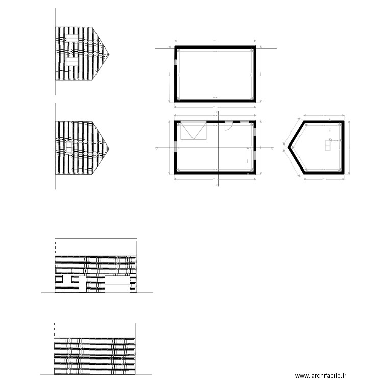 patrice grange. Plan de 3 pièces et 138 m2