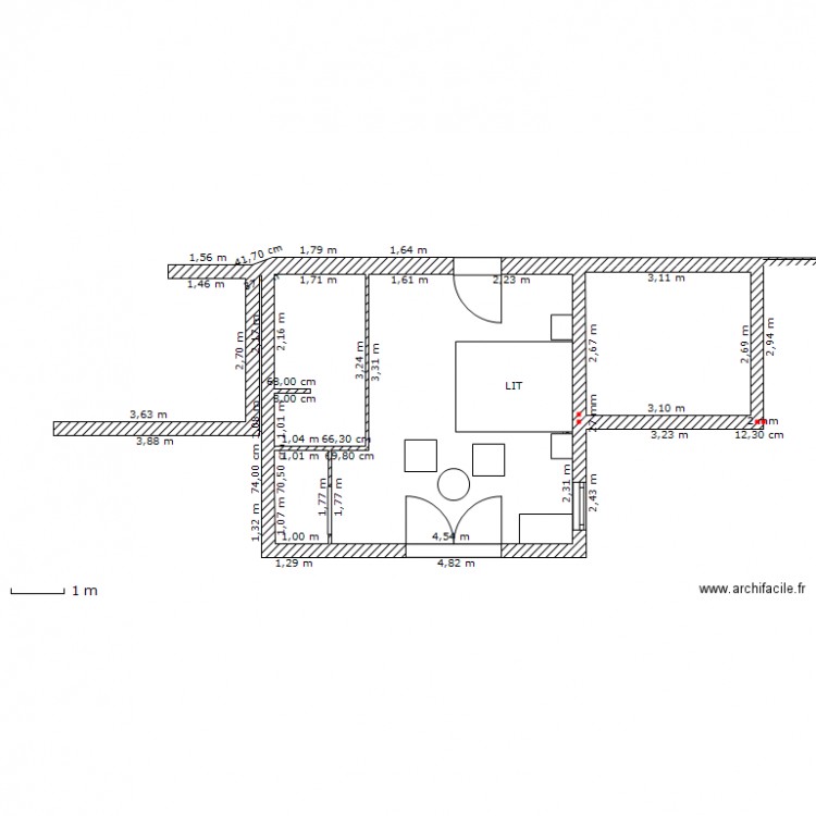 Extension chambre hote2. Plan de 0 pièce et 0 m2