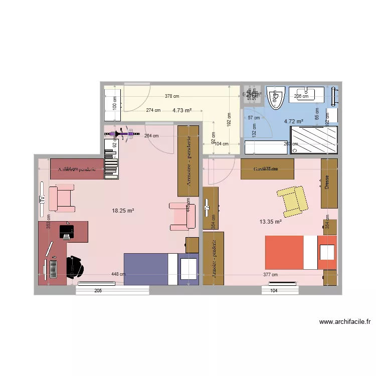 Zone nuit 3. Plan de 