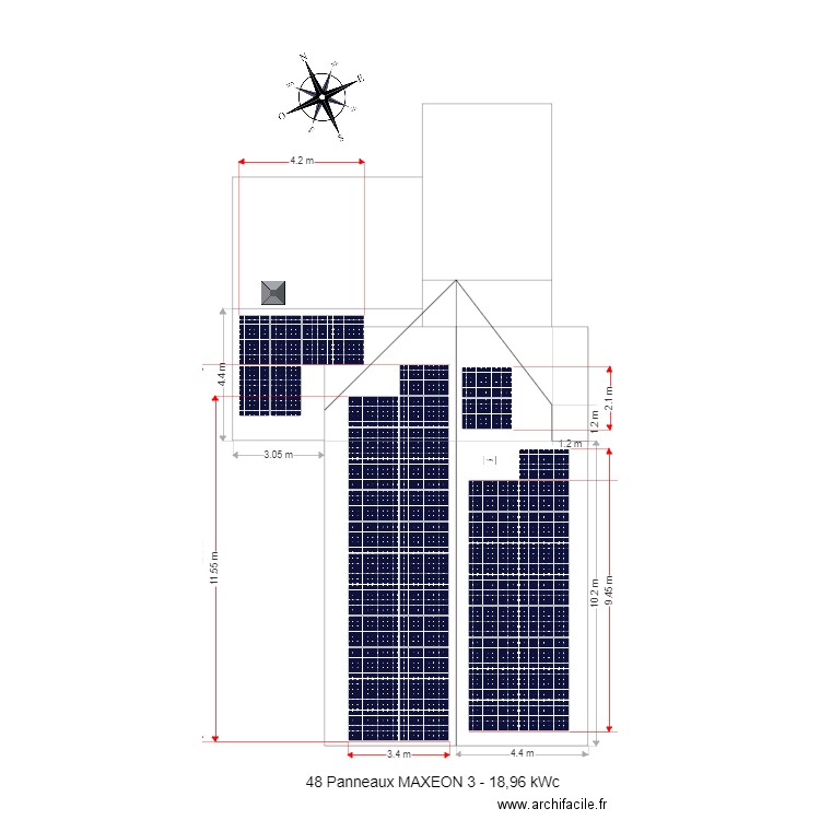 Maison DEPALLE. Plan de 0 pièce et 0 m2