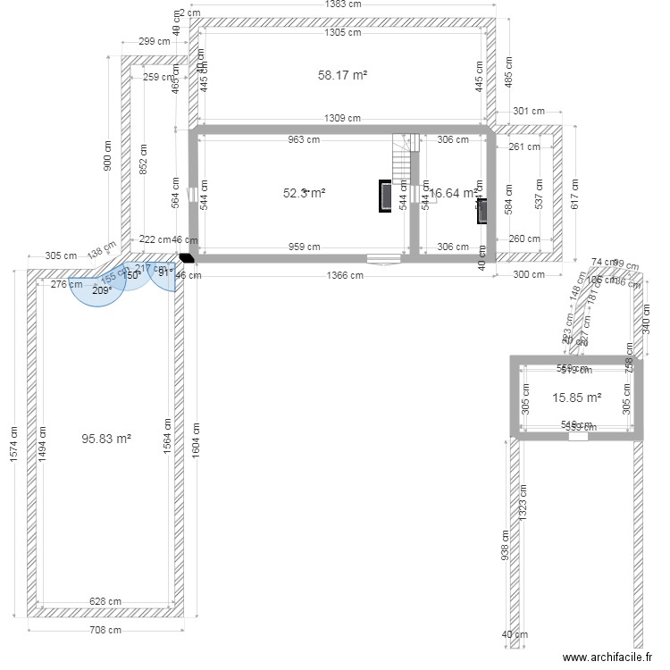 Maison Laurent niveau supérieur. Plan de 0 pièce et 0 m2