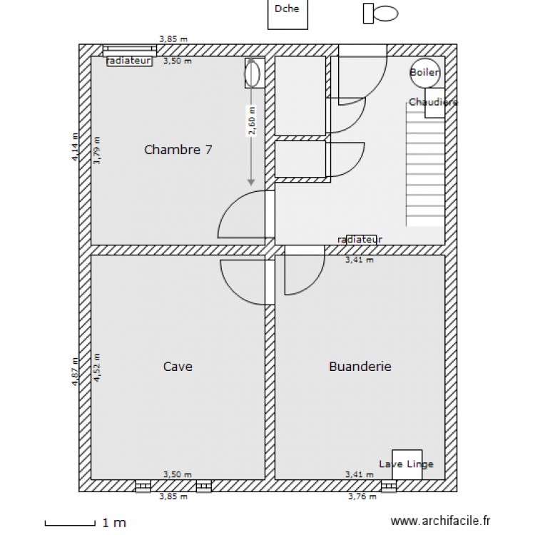 Chaussee de Lacroix - REZ DE JARDIN. Plan de 0 pièce et 0 m2