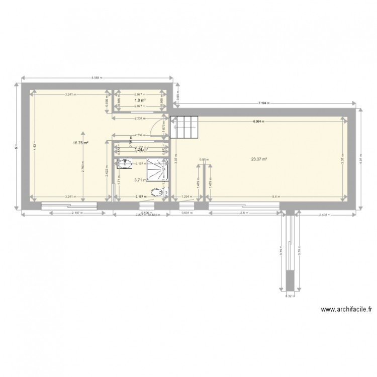 BACHER 2. Plan de 0 pièce et 0 m2