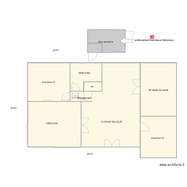 segaud am. Plan de 0 pièce et 0 m2