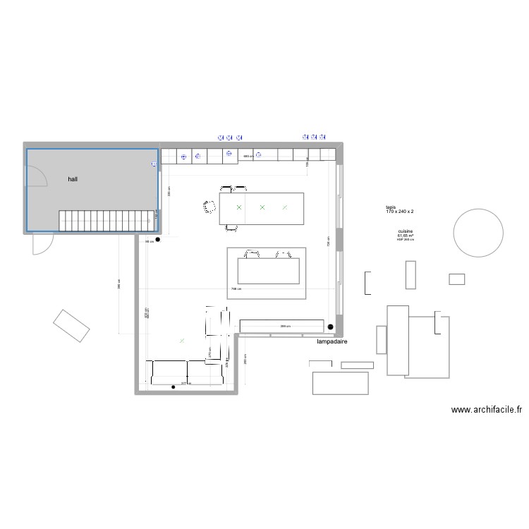 AISSAprojet salon novembre 2023. Plan de 0 pièce et 0 m2