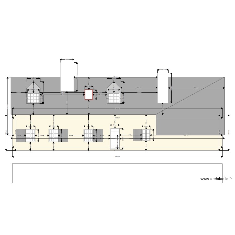 FACADE AVANT après POSE FENETRE DE TOIT. Plan de 0 pièce et 0 m2