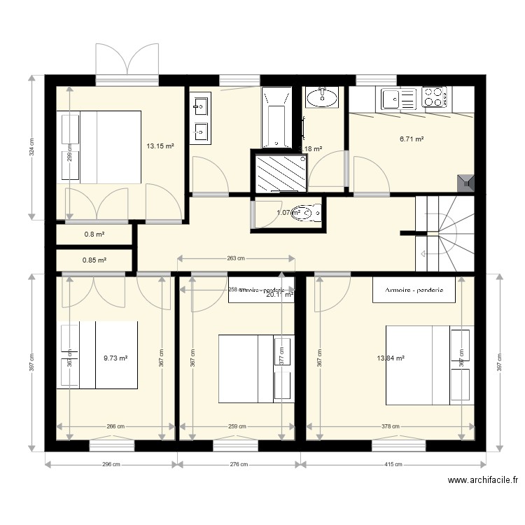 colas bouvet 1er v2. Plan de 0 pièce et 0 m2