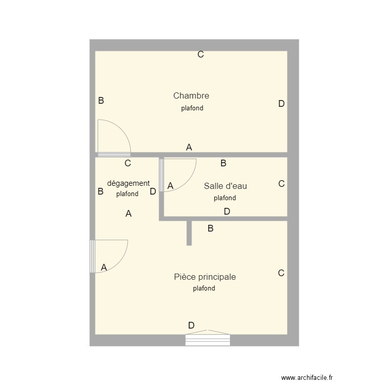 18 rdc droite. Plan de 0 pièce et 0 m2