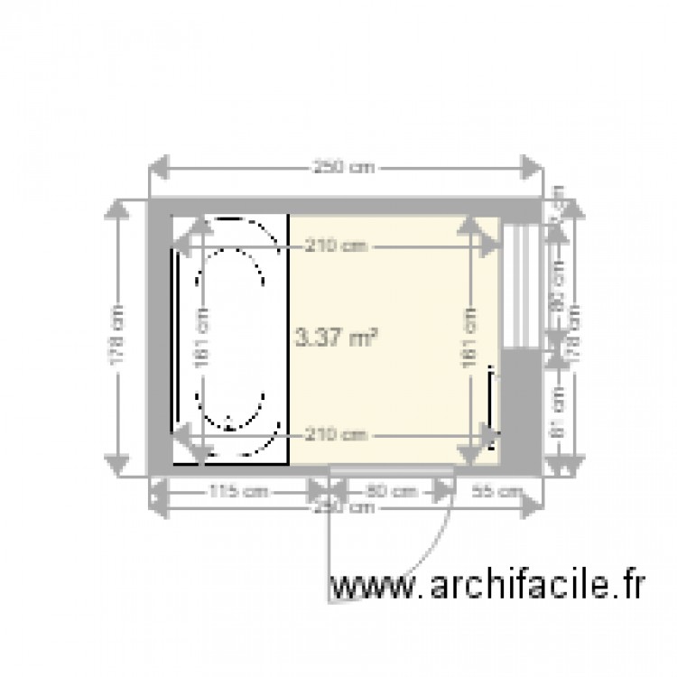 Sdb Lourches 538. Plan de 0 pièce et 0 m2