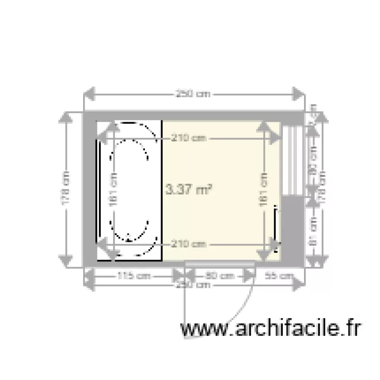 Sdb Lourches 538. Plan de 