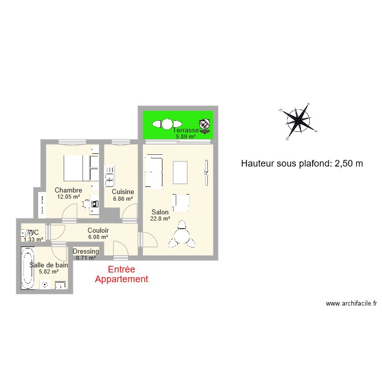 GARNIER michel. Plan de 0 pièce et 0 m2