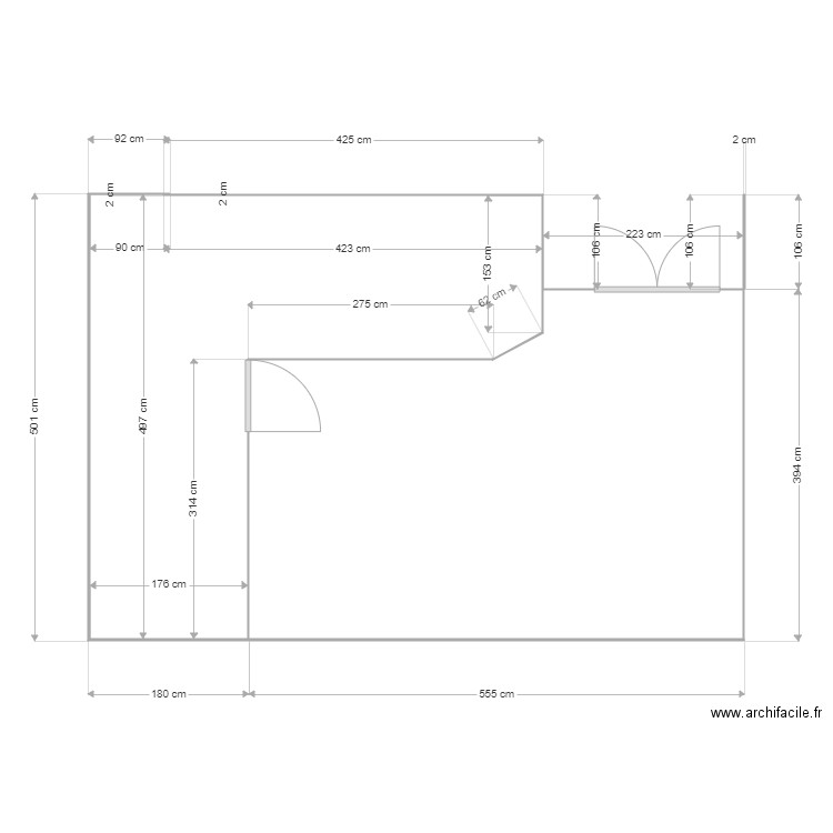 Plan de la cour orry. Plan de 0 pièce et 0 m2