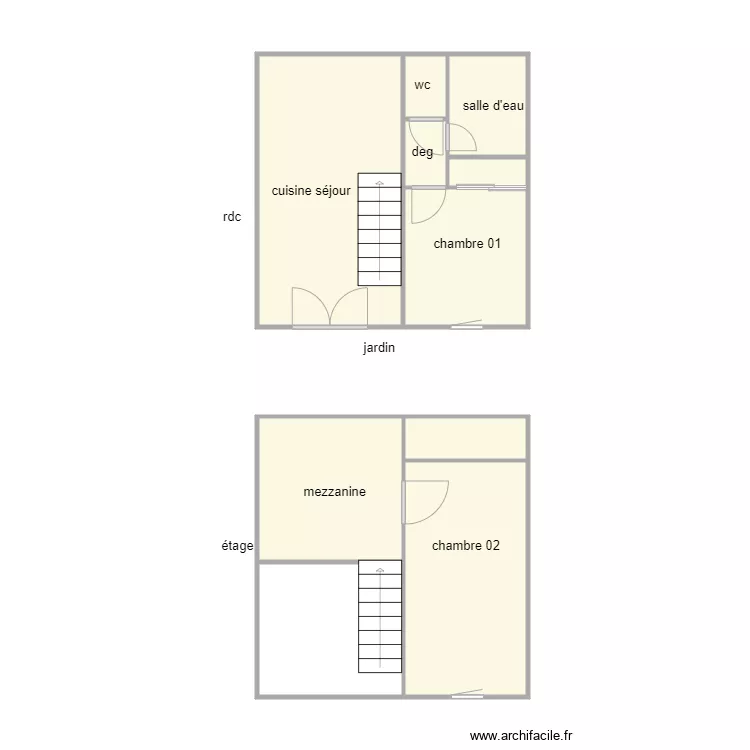 nouzille am 1242. Plan de 