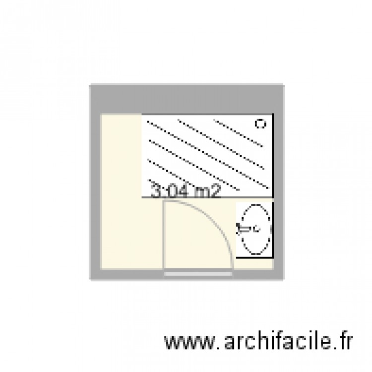 plan SANCHIZ SDB prjet. Plan de 0 pièce et 0 m2