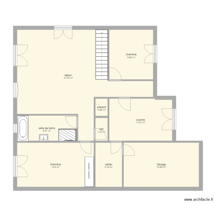 12 roseraie. Plan de 0 pièce et 0 m2