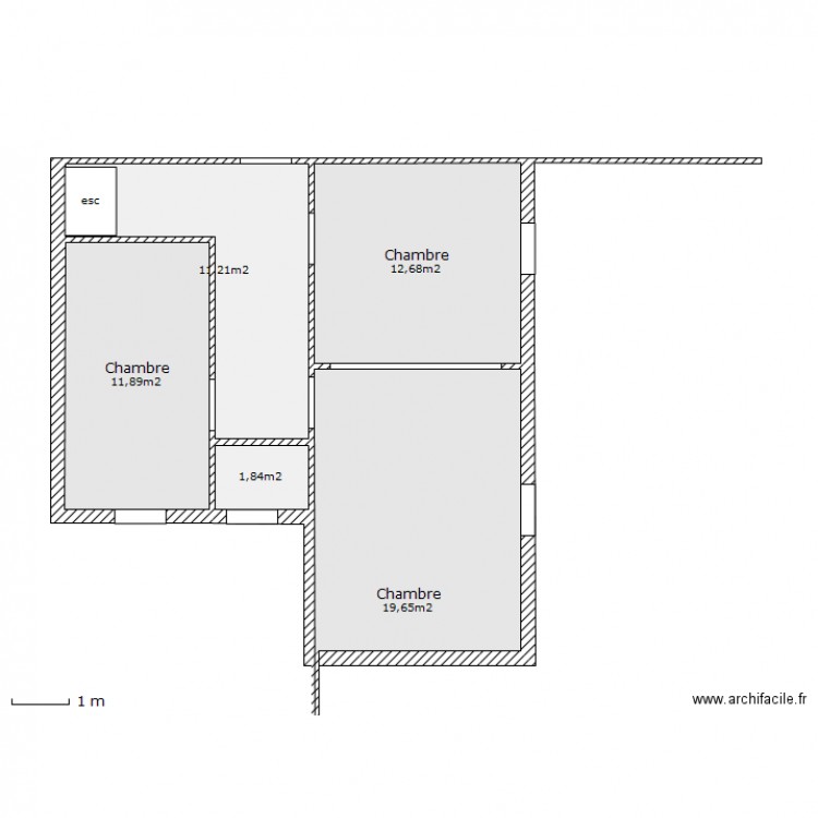 Larmor etage 1. Plan de 0 pièce et 0 m2