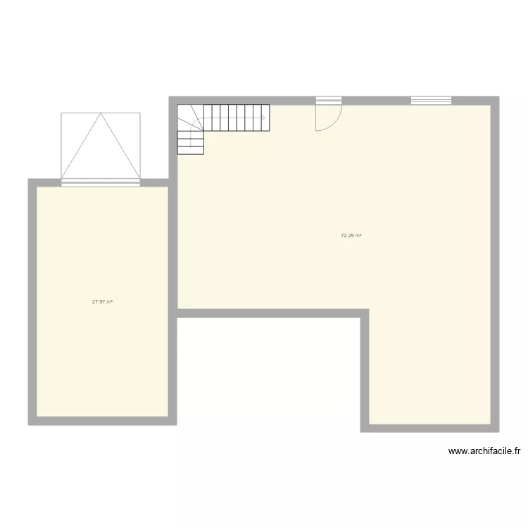 maison. Plan de 