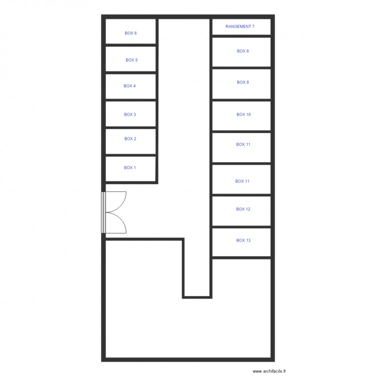 RE JOUEN BOX. Plan de 0 pièce et 0 m2