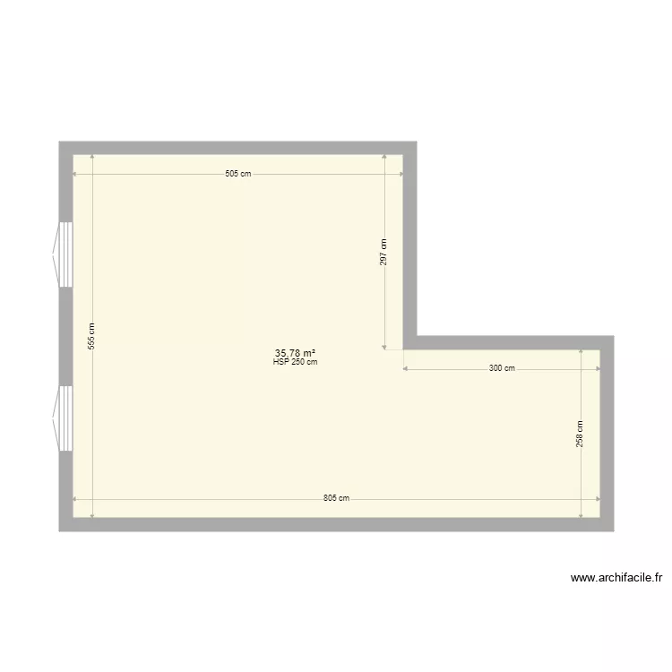 appt dessus garages. Plan de 