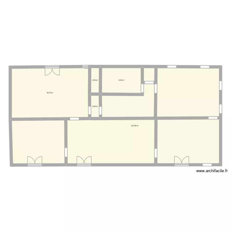 Maison Avril 2026 RDC. Plan de 5 et 176 m² Maison Avril 2026 RDC. Plan de 5 et 176 m²