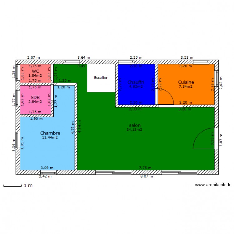 Maison vv. Plan de 0 pièce et 0 m2