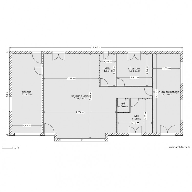 Plan. Plan de 0 pièce et 0 m2