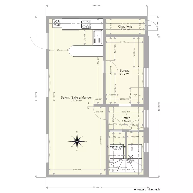 SOLTERRE 3 pl Bourg Aménagement Cuisine v5. Plan de SOLTERRE 3 pl Bourg Aménagement Cuisine v5. Plan de