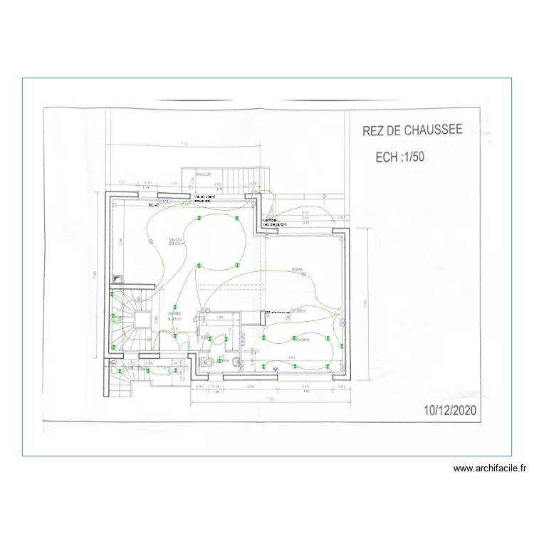 Krawcsyk rez de chaussée. Plan de Krawcsyk rez de chaussée. Plan de
