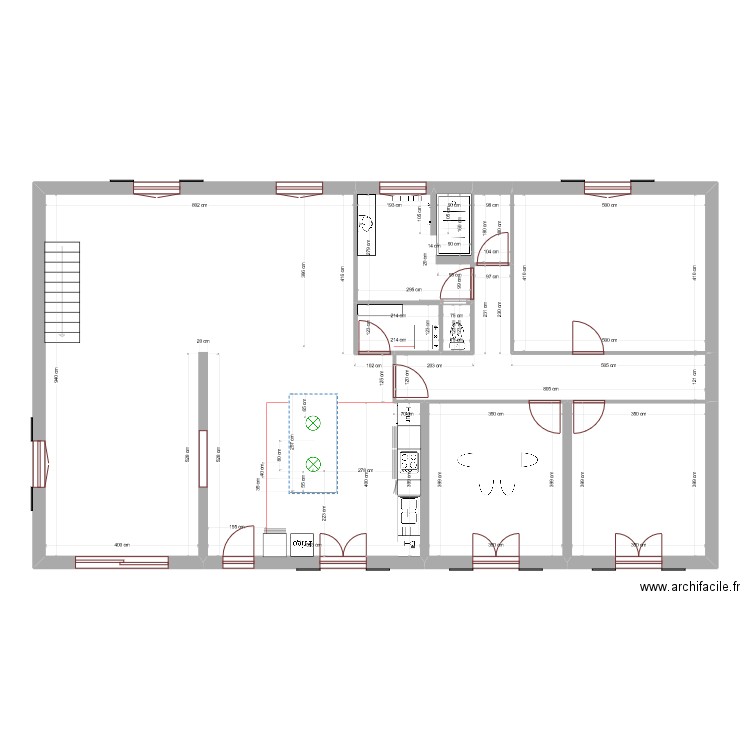 ilot 2. Plan de 0 pièce et 0 m2