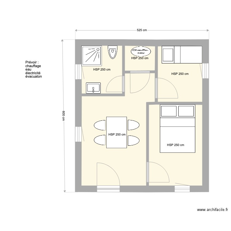 chalet bois 1. Plan de 0 pièce et 0 m2