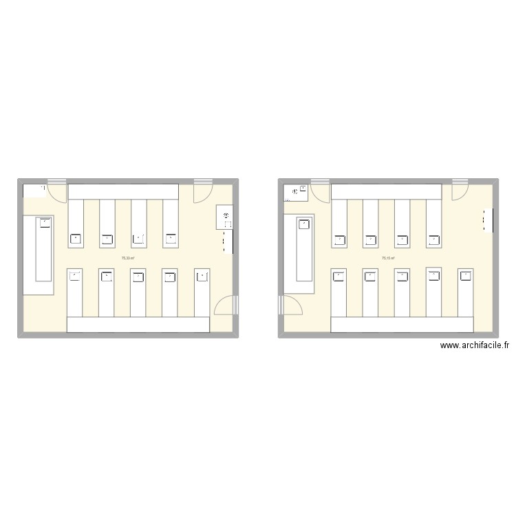 B202, B203, B204, B206. Plan de 0 pièce et 0 m2