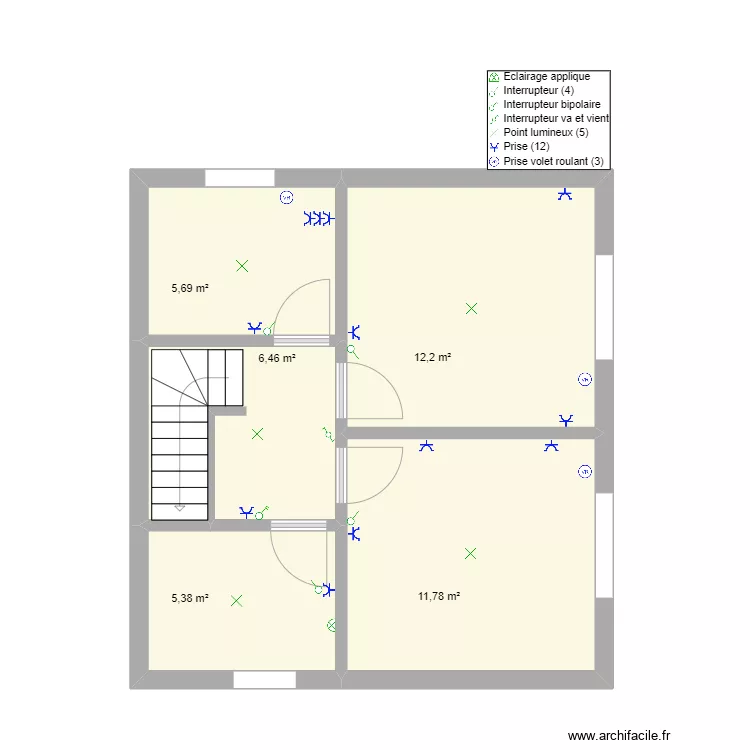 clos de la Licorne 1.. Plan de 