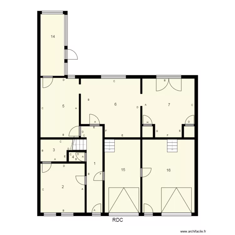 184538 DALLENBACH Plomb. Plan de 