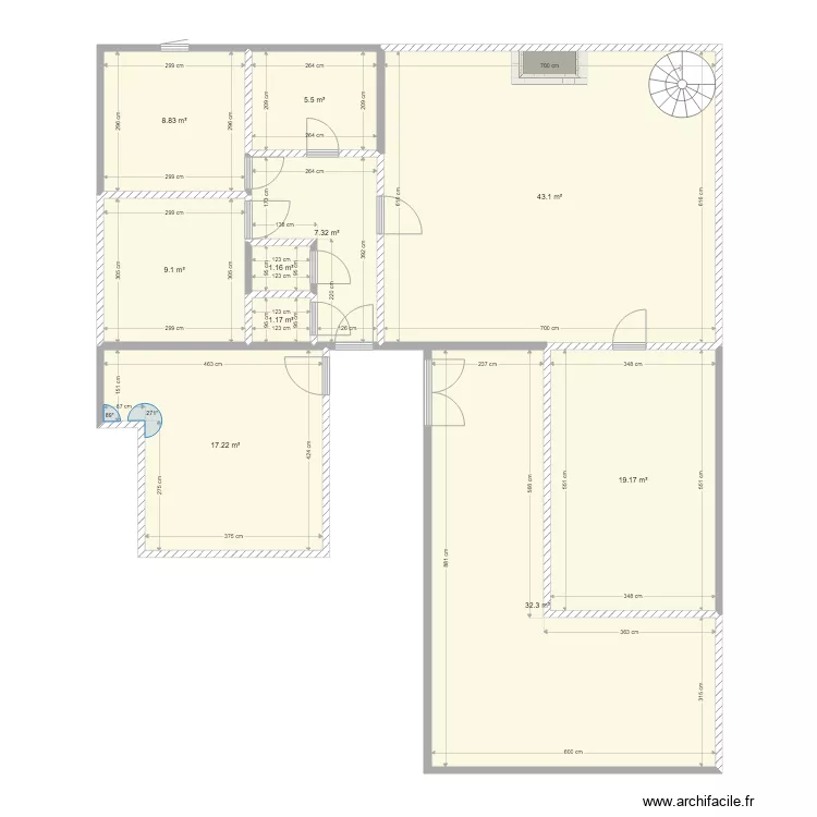 plan h&eacute;singue actuel rdc. Plan de 