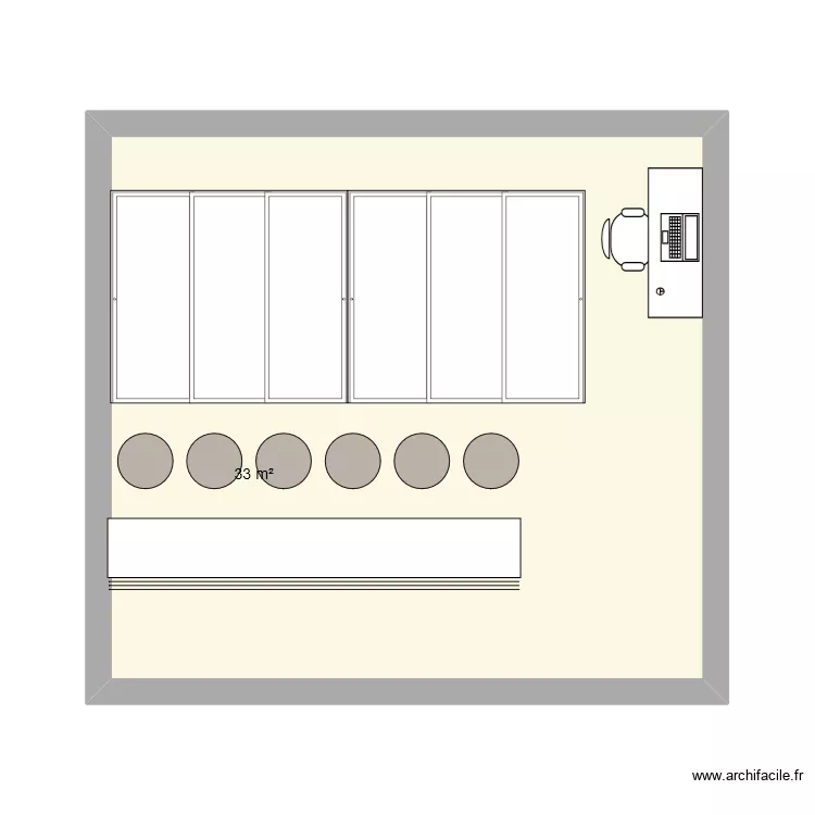 Test Z 2. Plan de 1 Pièce et 33 m² Test Z 2. Plan de 1 Pièce et 33 m²