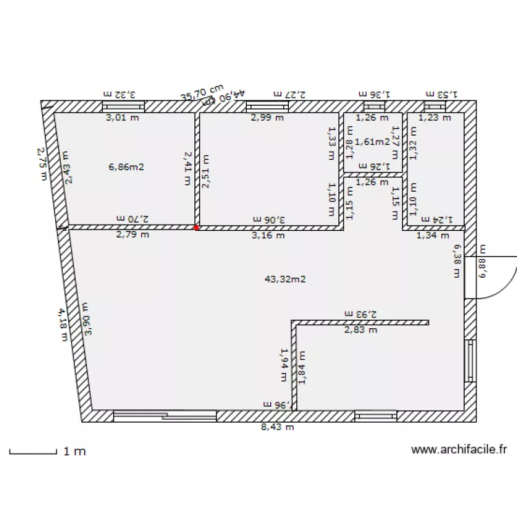 interieur. Plan de 
