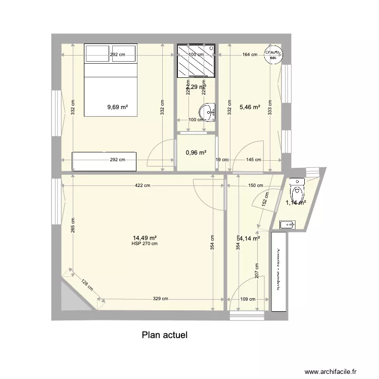 260 FSM POUGET. Plan de 