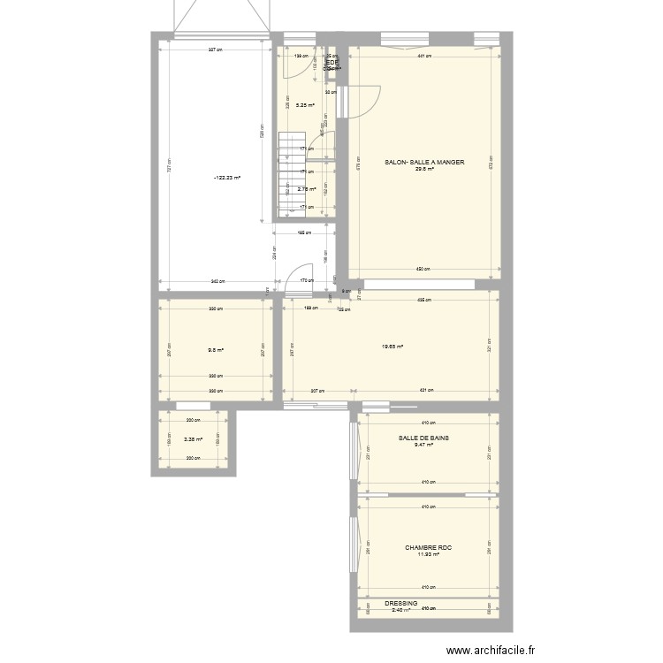 hesdigneul cuisine agrandie 3. Plan de 0 pièce et 0 m2