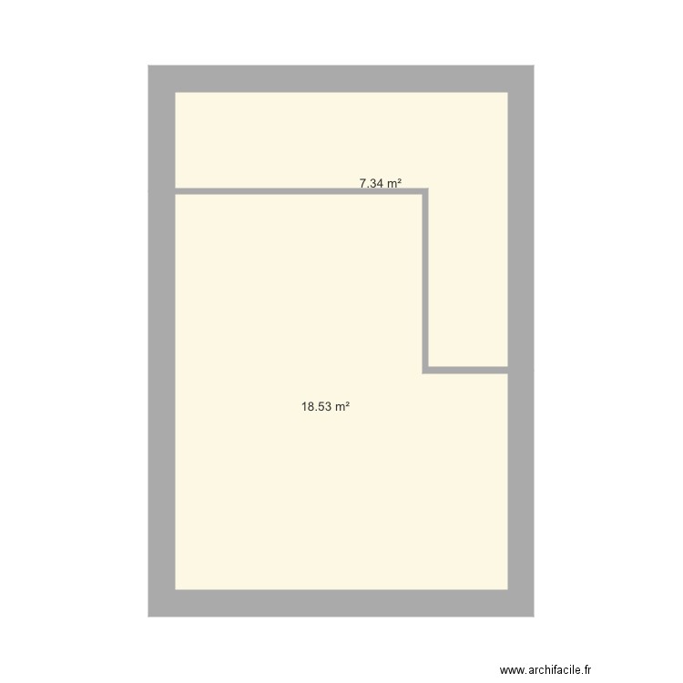 Garage . Plan de 0 pièce et 0 m2