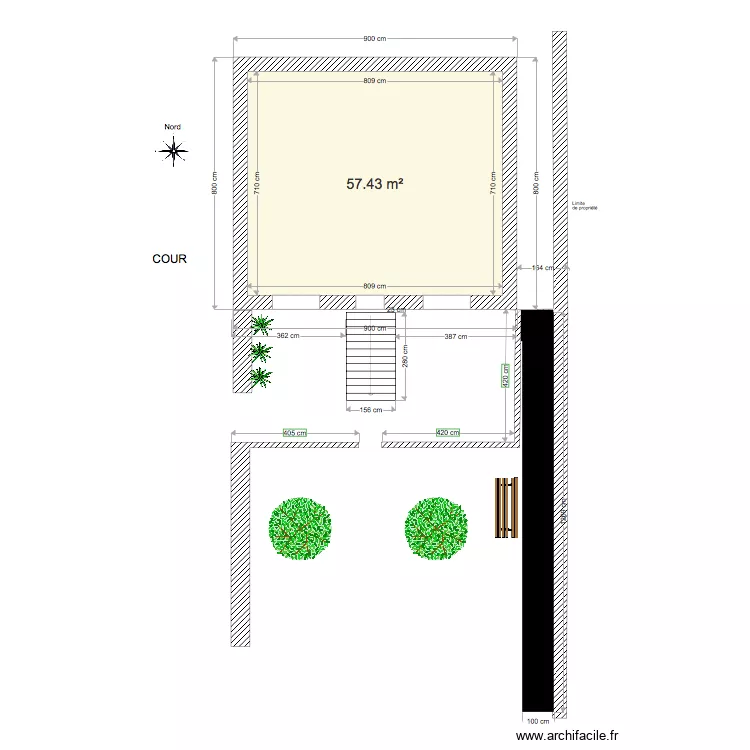 Maison PASCAL et extérieur. Plan de Maison PASCAL et extérieur. Plan de