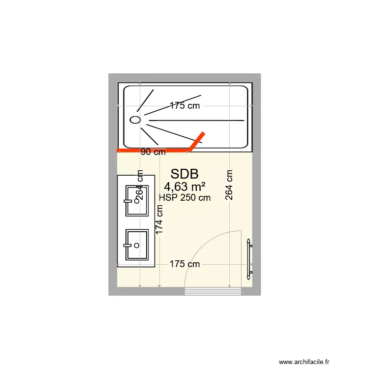GUIRAUD SDB. Plan de 