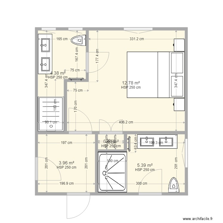 FUCHS SDB. Plan de 0 pièce et 0 m2