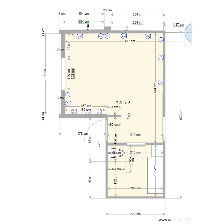 cuisinje avce agrandissement1. Plan de 0 pièce et 0 m2