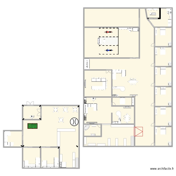 Myobu. Plan de 0 pièce et 0 m2