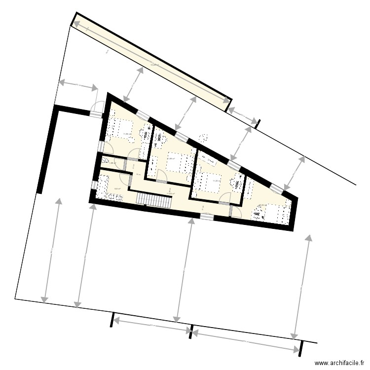 étage du 29 juin garage coté limite 2021  . Plan de 0 pièce et 0 m2