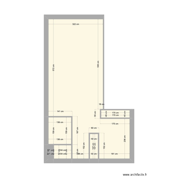 plan godefroy 2. Plan de 6 pièces et 30 m2