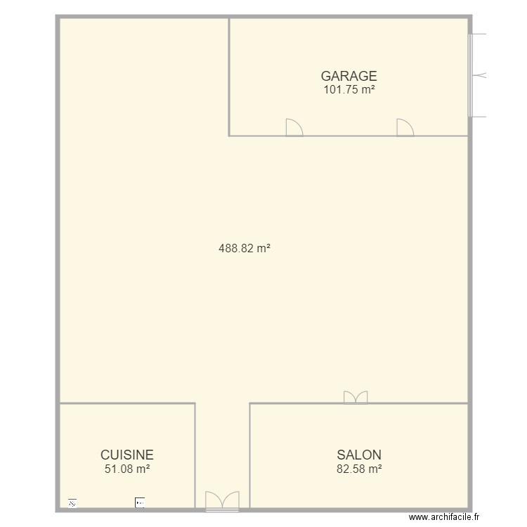 MAISON. Plan de 0 pièce et 0 m2