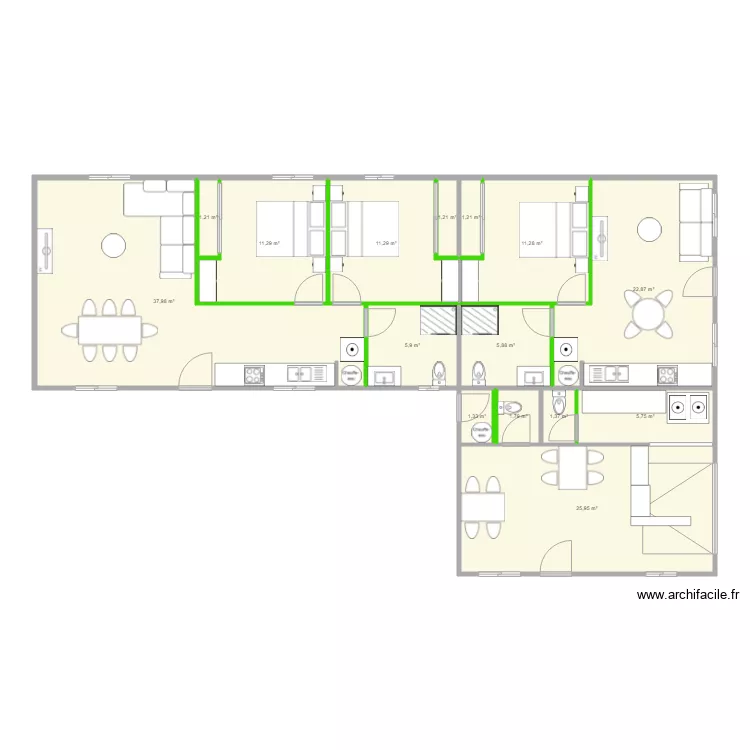 Modification shop. Plan de 