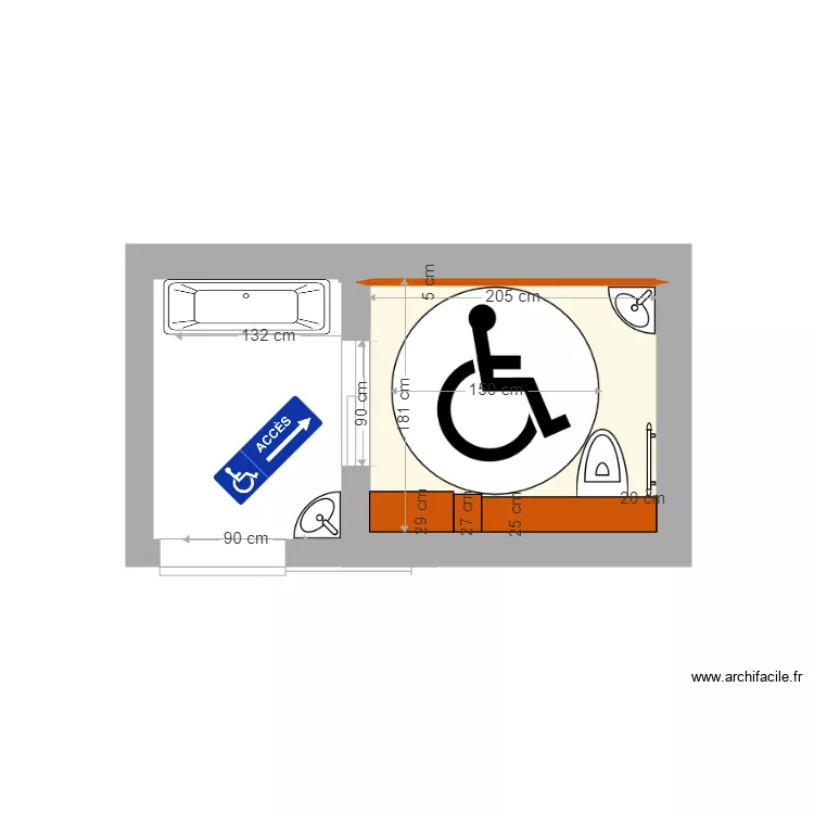 SANITAIRE david. Plan de SANITAIRE david. Plan de