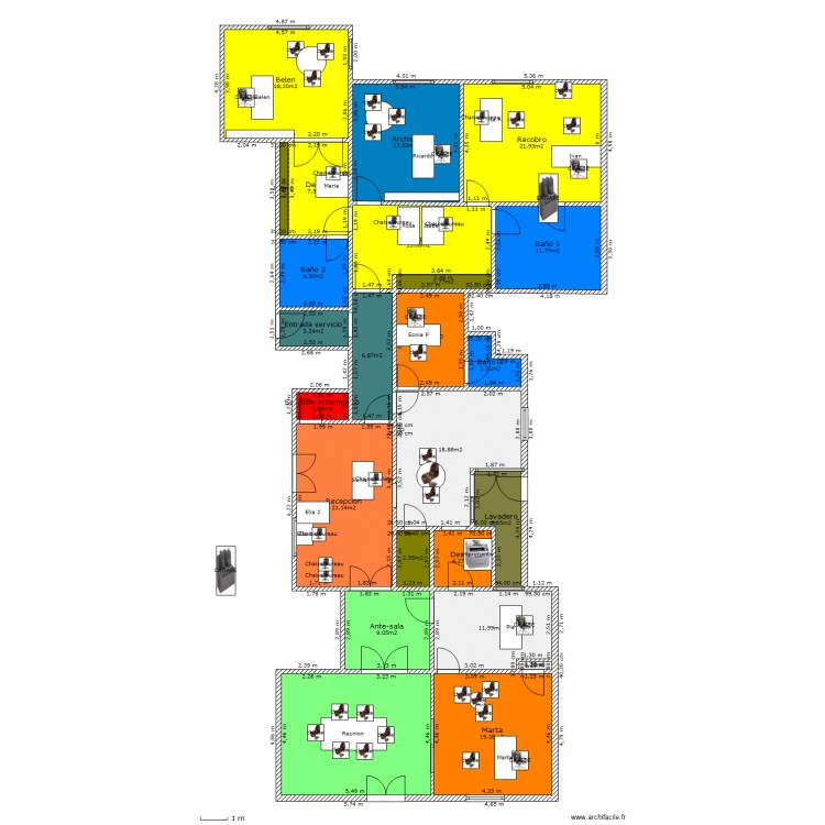 Balmes, 182 _chgt. Plan de 0 pièce et 0 m2